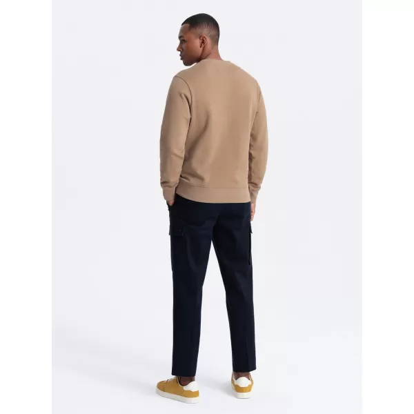  Herren -Sweatshirt OMBRE OM-SSBN-0175 BRAUN 