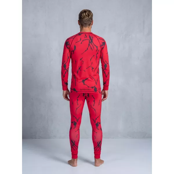  Funktionaler Term T -Shirt von Männern mit Langarmprämie ALTISPORT VOJ/ALM052TER01 ROT 
