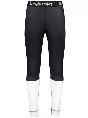 Die funktionelle Thermohosen für Männer Premium ALTISPORT VOJ/ALM051TER02 SCHWARZ UND WEIß