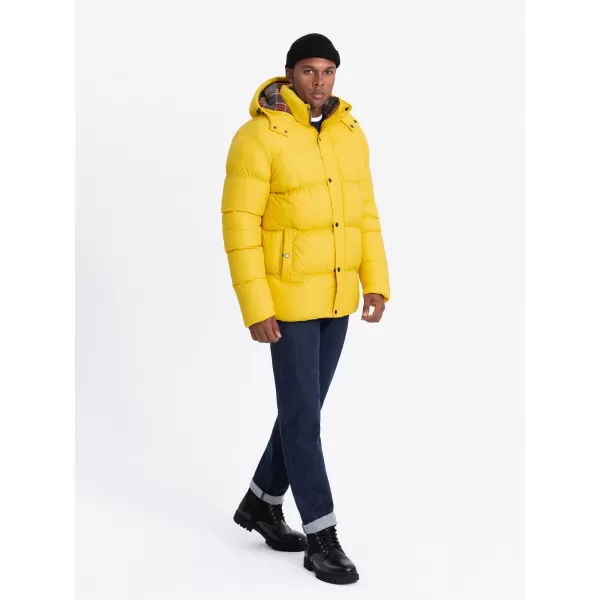  Herren Winterjacke OMBRE OM-JAHP-0205 GELB 