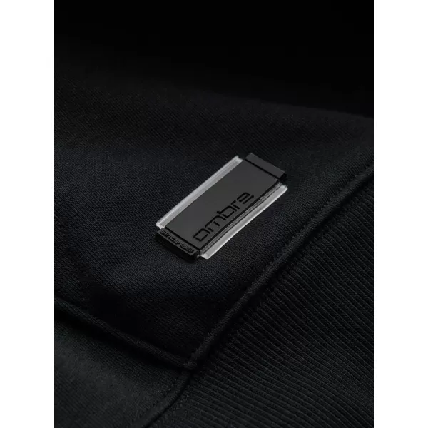  Herren -Sweatshirt OMBRE OM-SSBN-0161 SCHWARZ 