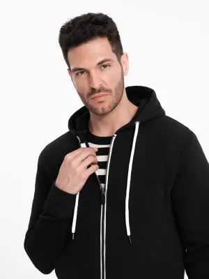 Herren -Sweatshirt OMBRE OM-SSBZ-0178 SCHWARZ