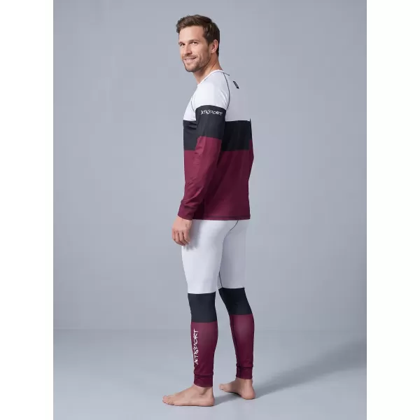  Die funktionelle Thermohosen für Männer Premium ALTISPORT VOJ/ALM051TER02 BURGUND 