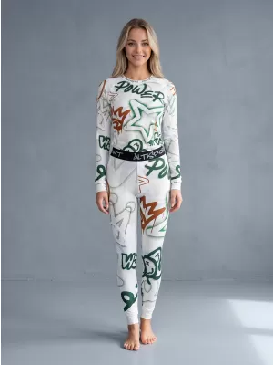 Frauenfunktionelle Thermohosen Prämie ALTISPORT VOJ/ALW054TER02 GRÜN -BROWN