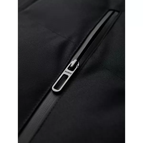  Herren Winterjacke OMBRE OM-JALJ-0182 SCHWARZ 