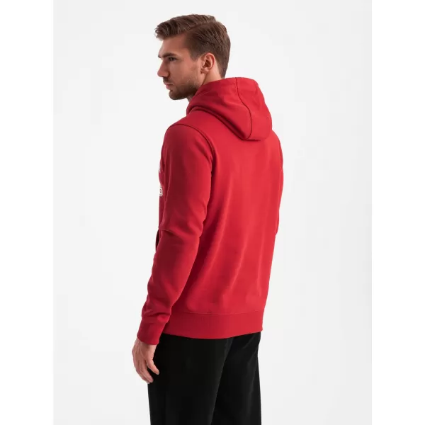 Herren Sweatshirt OMBRE OM-SSPS-0143 ROT 
