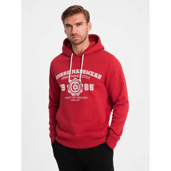  Herren Sweatshirt OMBRE OM-SSPS-0143 ROT 
