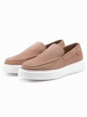 Herrenschuhe OMBRE OM-FOCS-0152 HELLBRAUN