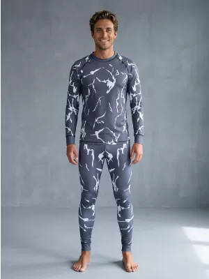 Die funktionelle Thermohosen für Männer Premium ALTISPORT VOJ/ALM052TER02 GRAU