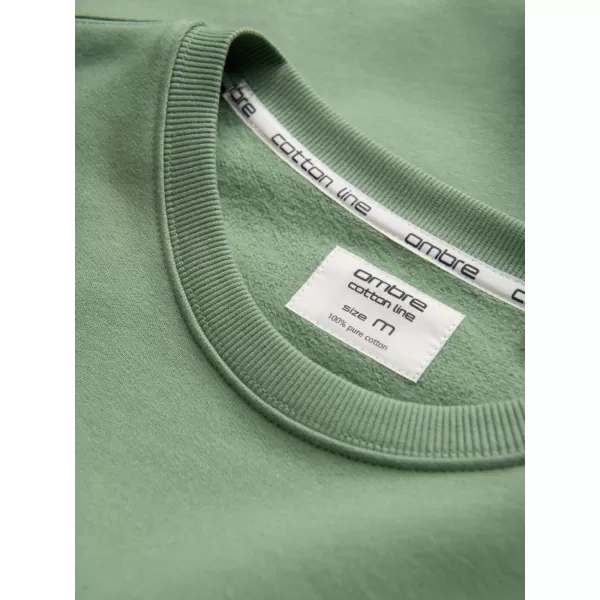  Herren -Sweatshirt OMBRE OM-SSBN-0175 GRÜN 