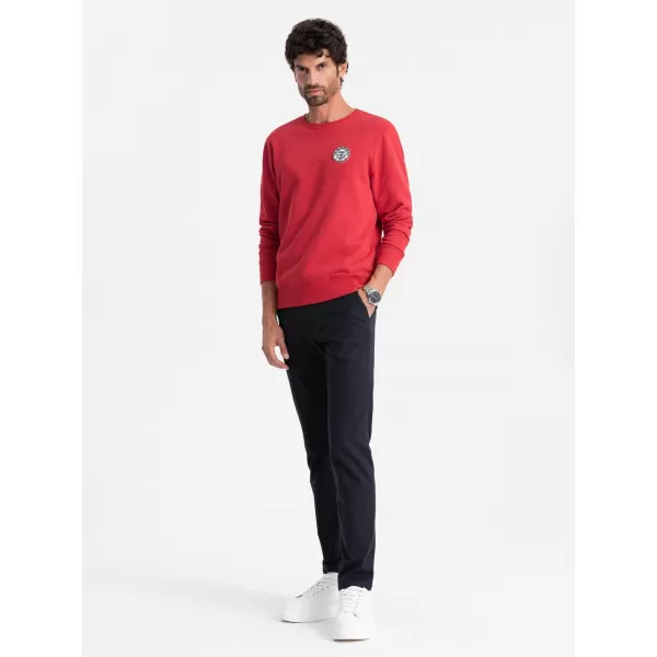  Herren Sweatshirt OMBRE OM-SSNZ-0134 ROT 