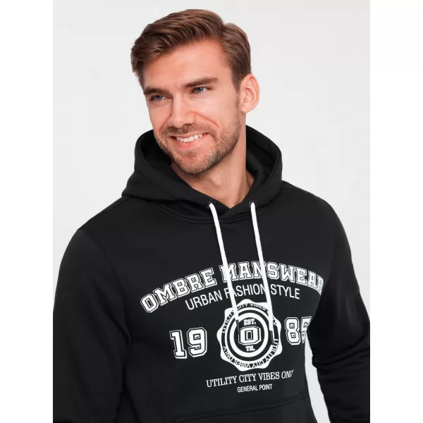  Herren Sweatshirt OMBRE OM-SSPS-0143 SCHWARZ 