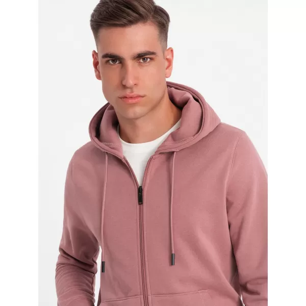  Herren -Sweatshirt OMBRE OM-SSBZ-0160 DUNKELROSA 