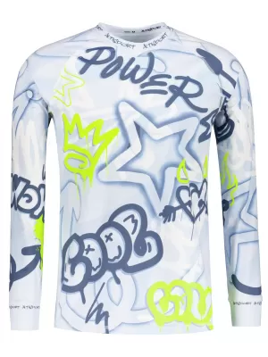 Funktionaler Term T -Shirt von Männern mit Langarmprämie ALTISPORT VOJ/ALM054TER01 BLAU