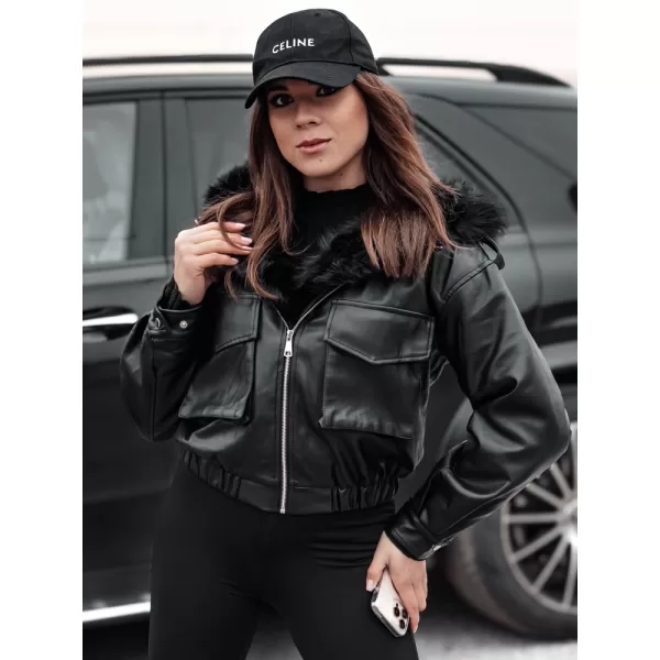  Damenjacke DSTREET SOFTREBEL TY4762 SCHWARZ 