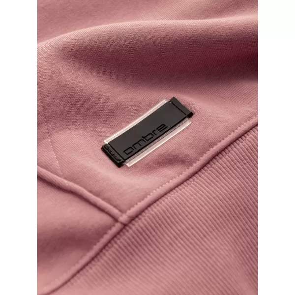  Herren -Sweatshirt OMBRE OM-SSBN-0161 DUNKELROSA 