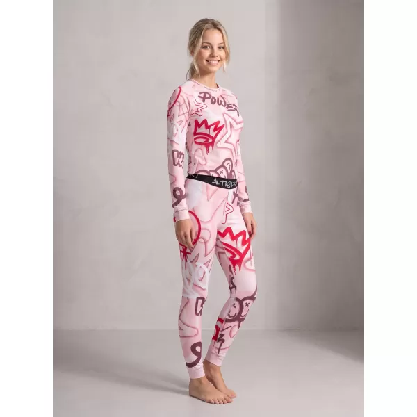  Frauenfunktionelle Thermohosen Prämie ALTISPORT VOJ/ALW054TER02 ROSA 