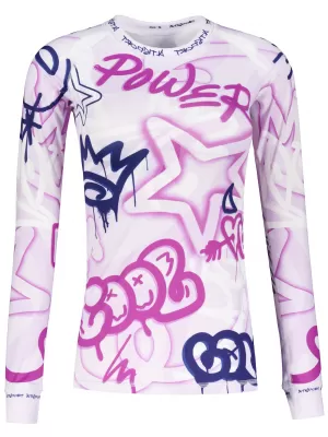 Frauenfunktionales Thermo -T -Shirt mit langen Ärmeln Premium ALTISPORT VOJ/ALW054TER01 LILA