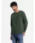 Herren -Sweatshirt OMBRE OM-SSNZ-0136 DUNKELGRÜN