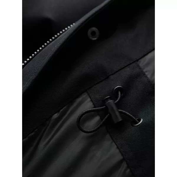  Herren Winterjacke OMBRE OM-JALJ-0182 SCHWARZ 