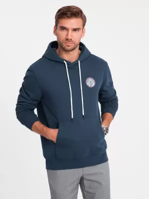 Herren -Sweatshirt OMBRE OM-SSNZ-0144 MARINEBLAU