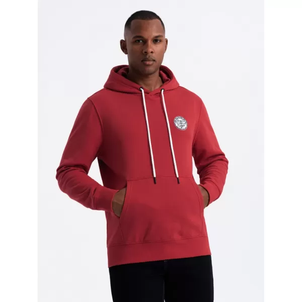  Herren Sweatshirt OMBRE OM-SSNZ-0144 ROT 