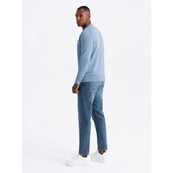  Herren Sweatshirt OMBRE OM-SSNZ-0136 BLAU 