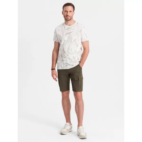  Shorts OMBRE OM-SRCG-0133 DUNKLE OLIVE 