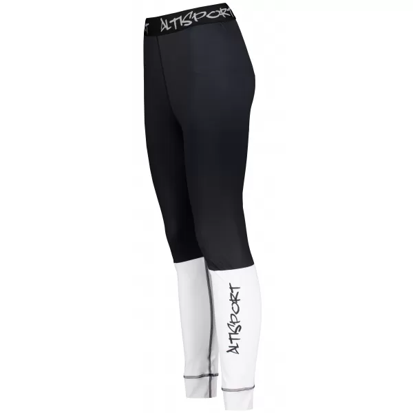  Frauenfunktionelle Thermohosen Prämie ALTISPORT VOJ/ALW051TER02 SCHWARZ UND WEIß 