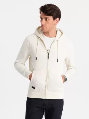 Herren -Sweatshirt OMBRE OM-SSBZ-0160 CREME