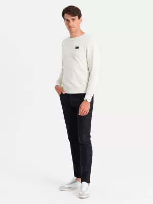 Herren Sweatshirt OMBRE OM-SSNZ-0136 CREME