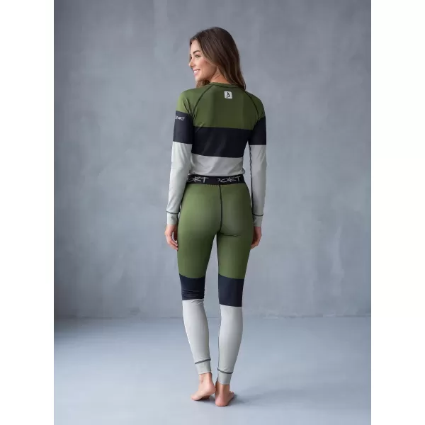  Frauenfunktionelle Thermohosen Prämie ALTISPORT VOJ/ALW051TER02 KHAKI 