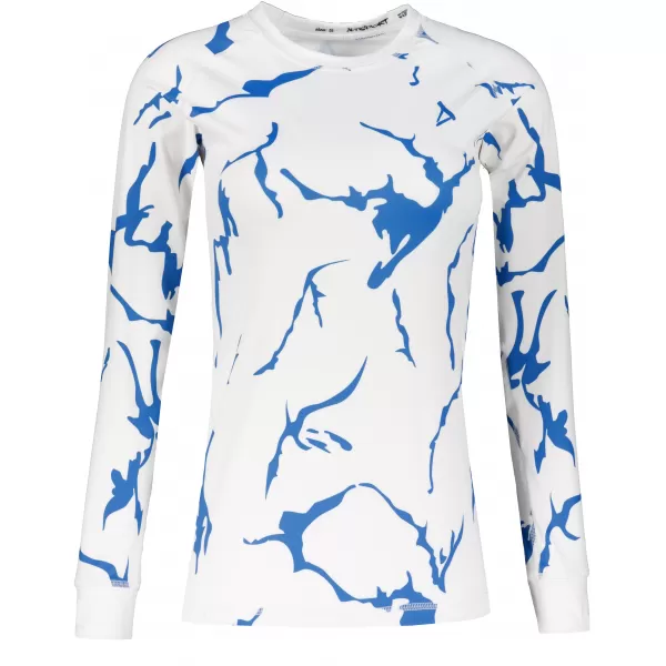  Frauenfunktionales Thermo -T -Shirt mit langen Ärmeln Premium ALTISPORT VOJ/ALW052TER01 WEIß 