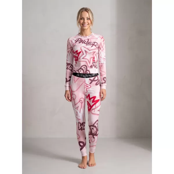  Frauenfunktionelle Thermohosen Prämie ALTISPORT VOJ/ALW054TER02 ROSA 