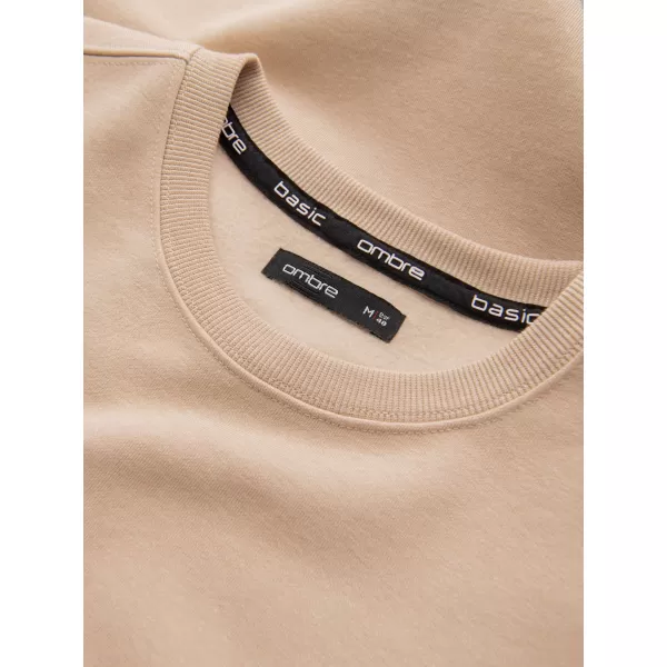  Herren -Sweatshirt OMBRE OM-SSBN-0159 BEIGE 