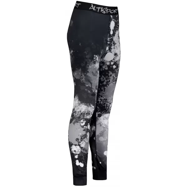  Frauenfunktionelle Thermohosen Prämie ALTISPORT VOJ/ALW055TER02 SCHWARZ UND WEIß 