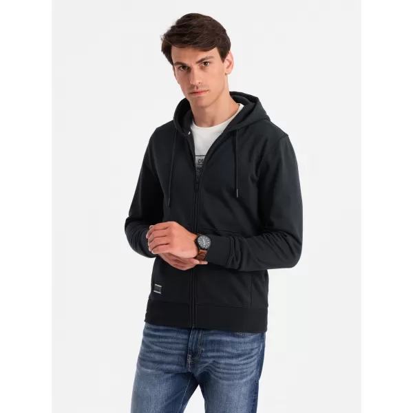  Herren -Sweatshirt OMBRE OM-SSBZ-0160 SCHWARZ 