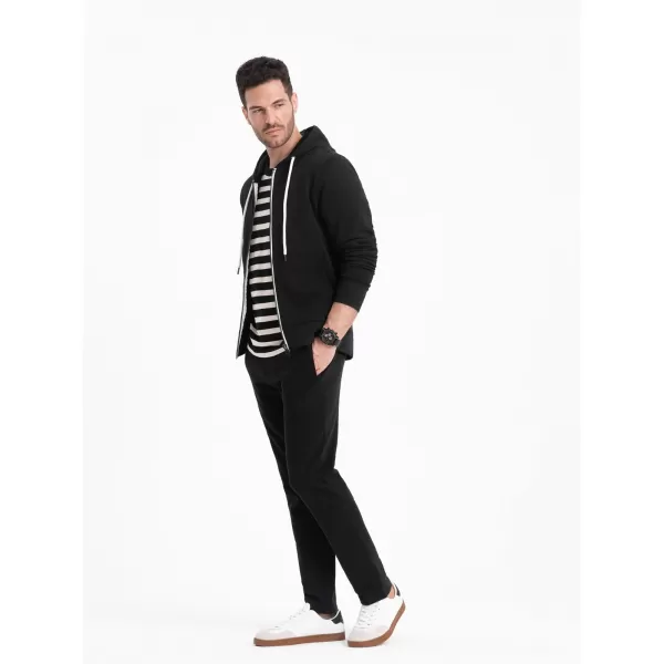  Herren -Sweatshirt OMBRE OM-SSBZ-0178 SCHWARZ 