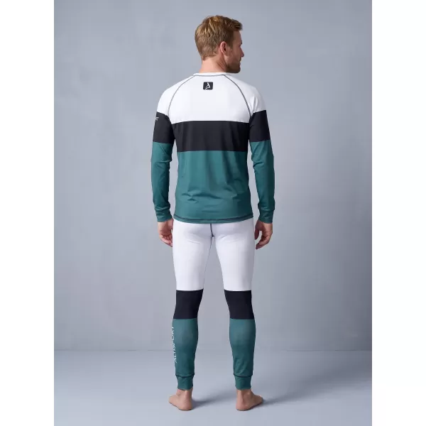  Die funktionelle Thermohosen für Männer Premium ALTISPORT VOJ/ALM051TER02 WEIß -GREEN 