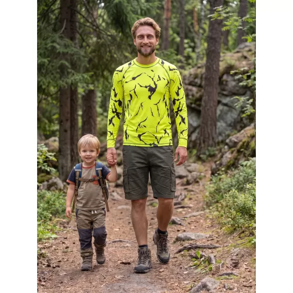  Funktionaler Term T -Shirt von Männern mit Langarmprämie ALTISPORT VOJ/ALM052TER01 NEONGRÜN 