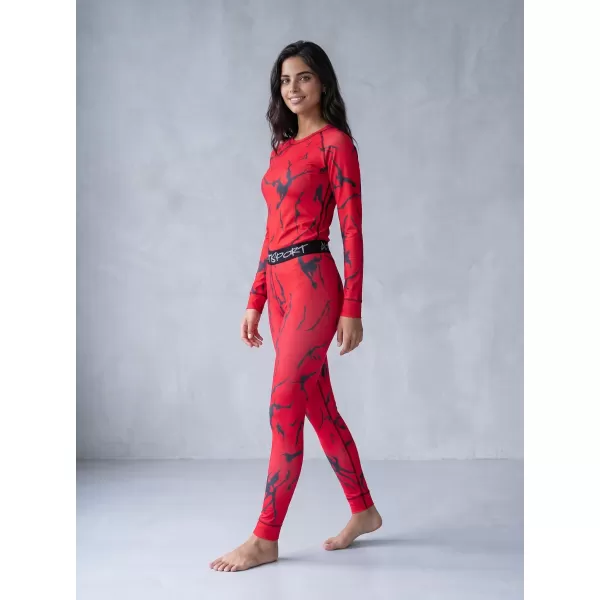  Frauenfunktionelle Thermohosen Prämie ALTISPORT VOJ/ALW052TER02 ROT 