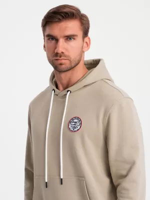 Herren -Sweatshirt OMBRE OM-SSNZ-0144 SAND