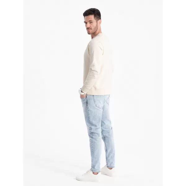  Herren -Sweatshirt OMBRE OM-SSBN-0175 CREME 