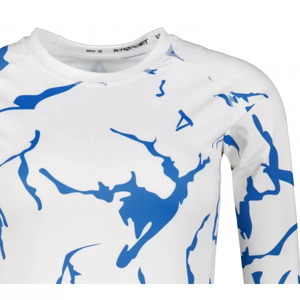  Frauenfunktionales Thermo -T -Shirt mit langen Ärmeln Premium ALTISPORT VOJ/ALW052TER01 WEIß 