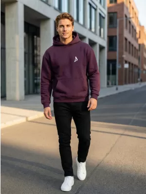 Herren -Sweatshirt ALTISPORT BYB/ALM002BY284 BURGUND