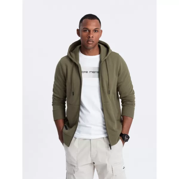  Herren -Sweatshirt OMBRE OM-SSBZ-0160 OLIVE 