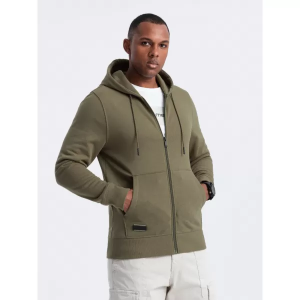  Herren -Sweatshirt OMBRE OM-SSBZ-0160 OLIVE 