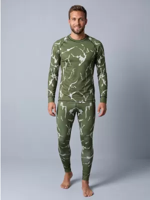 Die funktionelle Thermohosen für Männer Premium ALTISPORT VOJ/ALM052TER02 KHAKI