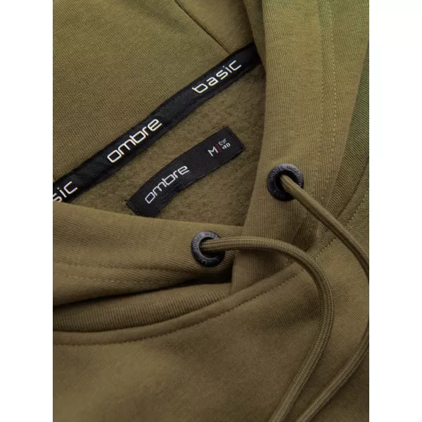  Herren Sweatshirt OMBRE OM-SSBN-0161 OLIVE 