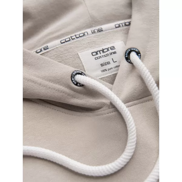  Herren -Sweatshirt OMBRE OM-SSBN-0177 LEICHT BEIGE 